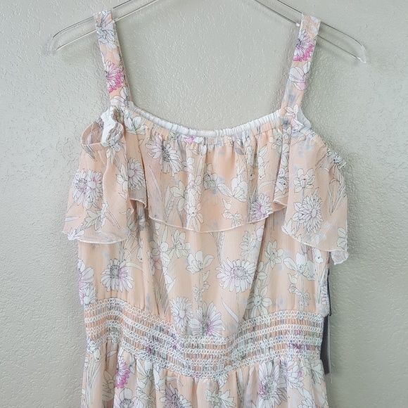 Tommy Hilfiger Cold Shoulder Floral Boho Dress 14 - Picture 4 of 8